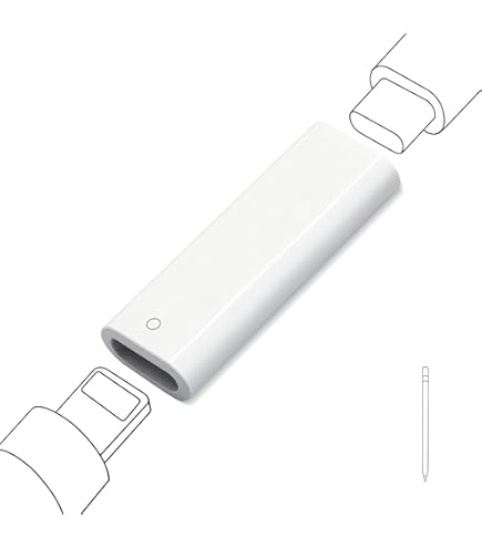 Amazon.co.jp: Jiunai 2パックアダプター Apple Pencilアダプターメス