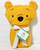 Disney Baby Winnie the Pooh Hooded Bath Towel / Beach Towel. Yellow with embroidered face. Comes wit