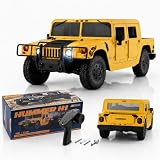 FMS 1/12 アルファ ハマー H1 RCクローラー Alpha RS 公式ライセンス付きBlack ラジコン 2WD-4WD モデルカー ホビー RC オフロード リモートコントロールカー LEDライト付き 2WD-4WD切り替え 多彩な機能と高精度なディテール(イエロー)