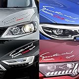 40*9.6センチメートルカースタイリング反射ランプ眉毛ステッカーマツダCX-3 CX-5 CX-8アクセラアテンザmsデミオmps 3 6車のアクセサリー-Black, CX-8