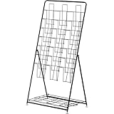 アール・エフ・ヤマカワ: パンフレットスタンド 7段 トリプル ブラック RFPFS-TRBK