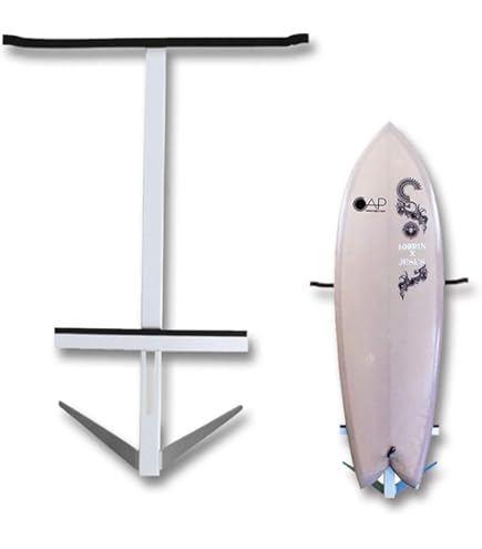 Amazon.co.jp: サーフボードラック バンブースタンド 縦置き
