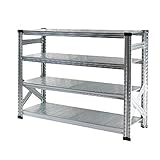 METALSISTEM メタルシステム4段（奥行40cm） W1277xH917