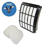 HQRP Filter Kit (HEPA + Foam & Felt) for Shark Navigator Lift-Away NV356E NV370 Upright Vacuum Clean