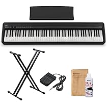 KAWAI デジタルピアノ ブラック Amazon | KAWAI ES120B ブラック 電子ピアノ 88鍵盤 X型スタンドセット