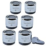 Niagara Conservation rn3622b-6pk 1.5 GPMバブルスプレーデュアルスレッド節水エアレーター（パックの6）、標準、クロム