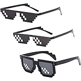 Amazon Co Jp モザイクサングラス モザイクメガネ パーティー 仮装メガネ ケース付き 笑い ネタ おもしろい Thug Life 宴会 Deal With It おもちゃ タイプb ホビー