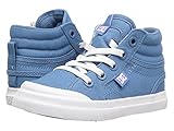 [ディーシーシュー] DC Kids ガールズ Evan Hi TX (Toddler) スニーカー Blue/White 9 Toddler(15.6cm) - M [並行輸入品]