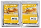 新しい( 2pk ) 6個レモンカップケーキ香りAmericanホームYankee CandleワックスキューブMelt Tarts