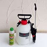 蓄圧式噴霧器5500と除草剤（農耕地用）エイトアップ500ｍｌのセット[薬剤散布に気軽に使える！！] ノーブランド品