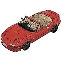 Amazon.co.jp: 【クラシックレッド】1/64 マツダロードスターNA
