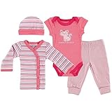 Luvable Friends Premature Baby Layette Gift Set (Pink Kitty) by Luvable Friends