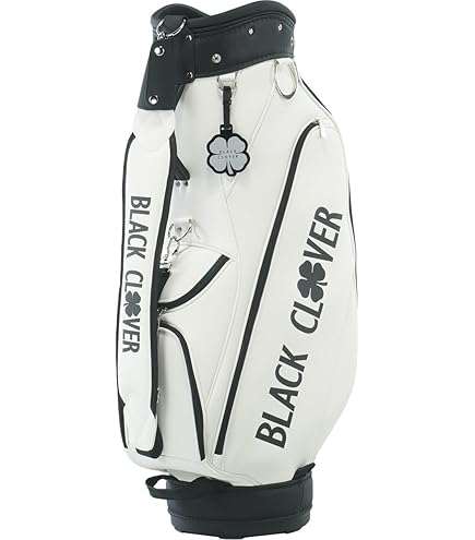 Amazon | ブラッククローバー ゼブラ キャディバッグ ホワイト