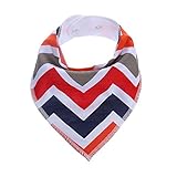 Morninggold ベビー ビブ 赤ちゃんのためのコットン制 三角 よだれかけ 無地 バンダナ型 (HML012)