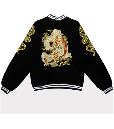 Amazon.co.jp: 湘南乃風 刺繍ジャンバー 黒 ジャケット LLサイズ  