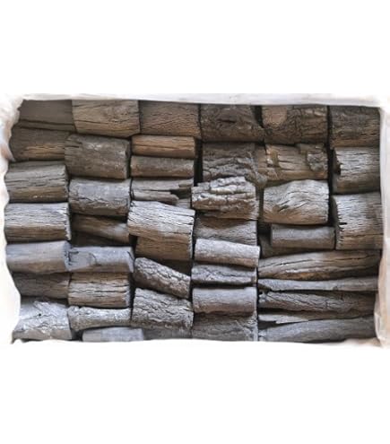 【愛媛産】クヌギ炉用胴炭8本 Amazon.co.jp: 【茶炭】茶道具 【炉用】炭 単品箱 胴炭（どう