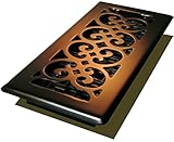 Decor Grates SPH410-RB Scroll Plated Register, 4-Inch by 10-Inch, Rubbed Bronze [並行輸入品]