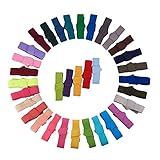 BENECREAT 34色セット織ゴム 平ゴム 強い弾性 手芸裁縫 ハンドメイド DIY 幅20㎜ 1ｍ/カラー カラフル