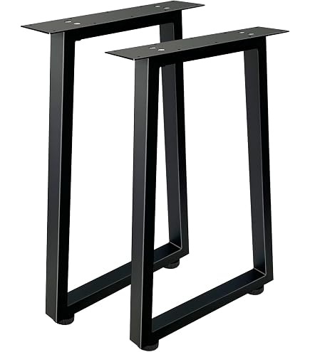Amazon | Heuitgs カウンター用のオシャレアイアン脚 黒 幅40/50/60/70