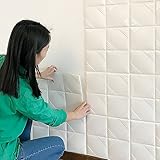 Sunhoo 3D壁紙シール ウォールステッカー 防音 シート パネル ステッカー クッションブリック 3D立体壁紙 DIYシール 70cm×70cm (1枚)