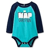 ベビー男の子用長袖ラグランNap Champボディスーツブルー – Cat &ジャックBaby