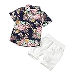 笑え熊 乳幼児 夏 文字カートゥーン 乳児 プリントの半袖上着+純色中ズボン2点セット 綿製 カジュアル 人気 普段着 キッズ おしゃれ