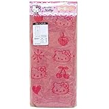 2014年 HELLO KITTY ハローキティ パッケージ入り フェイス総柄 レギンス ピンク◇80-90cm