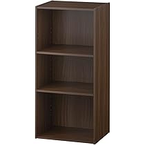 Amazon｜ぼん家具 カラーボックス 扉付き 3段 幅42×奥行29.1×高