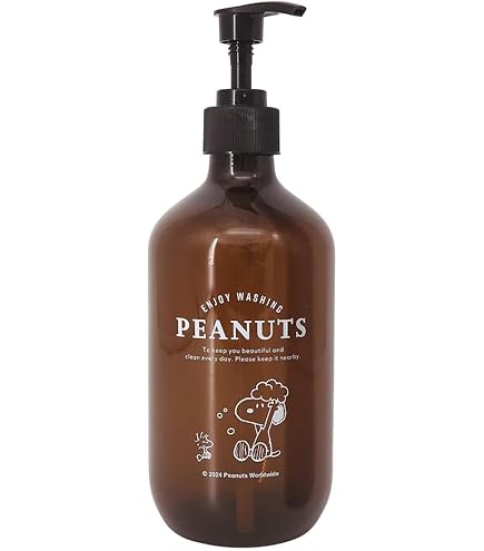 Amazon.co.jp: Peanuts ディスペンサー バスタイム スヌーピー M