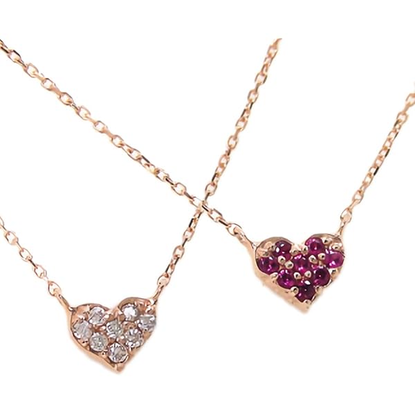 K10 ネックレス ルビー ダイヤモンド ピンク ゴールド レディース 楽天市場】K10/K18 ルビー×0.01ct ダイヤモンド ネックレス