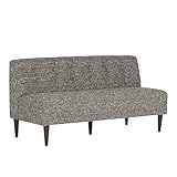 arne ソファ 三人掛け アームレス 日本製 完成品 Lunch 3×7 ウィーブ ダークブラウン脚 グレー