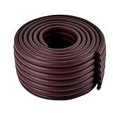 uxcell コーナークッション コーナーガード コーナーパッド コーナーカバー ケガ防止 保護 エッジ コーナー クッション ガード プロテクター バンパー テーブル デスク用 ダークブラウン