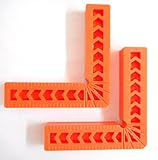 (100mm 2個) 直角 定規 90度 L形 固定 木工 工具 コーナー クランプ