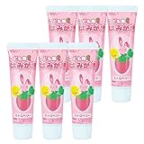 ジーシー GC こども用はみがき 40g 6本セット フッ素入り キシリトール (ストロベリー6)
