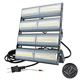 LED投光器,LED作業灯,400W 6300W相当 COBチップ 64000LM 240度 看板灯 街路灯 駐車場灯 昼光色 防水 アース付き コンセント式 1年保証