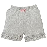 西松屋 [CHチェロキー] パターンメッシュリボン付きパンツ 【70cm】　グレー