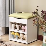 BEYONDA シューズボックス 下駄箱 靴 収納 キャビネット 収納 整理 木製 ホワイト DHTHH-XT01-40-W-G