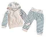 Plus Nao(プラスナオ) セットアップ 上下セット パーカートレーナー ロングパンツ 長ズボン 子供服 ベビー服 ベビーウェア 男の子 女の子 ピンク 100