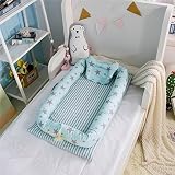 Classicbuy　ベビーベッド　新生児ベッド　ベビーネスト　赤ちゃん用品　ポータブル　多機能　12色　0カ月～18カ月対象　柔らかい肌触り　洗濯可能　取り外し可能