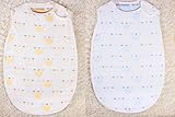 6重ガーゼスリーパー パジャマ ベビー 寝袋 通気 子供 赤ちゃん プレゼント 出産祝い オーガニックコットン寝袋（60-80cm 新生児から３歳） (80, クラウン)