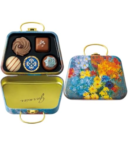 Amazon | 907 ガルニエ G 5個 アート缶 チョコレート | ゴンチャロフ