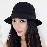 Hatrita-J 春の韓国気質顕?小夏日よけ日焼け止め帽さんドームシルクハット折りたたみ漁師帽盆帽 g