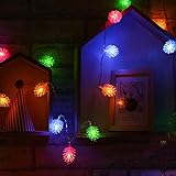 Enipate　クリスマス　ミネーションライト　松かさ型　飾り ワイヤーライト 防水 パーティー電飾 　ストリングライト (カラフル, L)