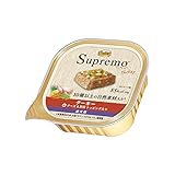 Nutro シュプレモ ウェット パテタイプ 成犬用 全犬種用 100g×24個 ターキー チーズ&野菜 トッピング入り トレイ 缶詰 総合栄養食 ドッグフード 犬 まとめ買い 厳選自然素材 香料・着色料 無添加 ニュートロ