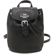 (美品) COACH コーチ　CL408 ロゴ　リュック　ディバッグ　レザー　黒 Amazon.co.jp: [コーチ]リュック ショル[コーチ]ダーバッグ
