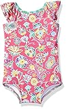 Masala Kids Little Girls' Flutter One Piece Ananya Floral Pink 6Y [並行輸入品]