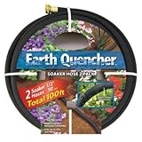 Earth Quencher 2 Pack - Two 50' for a total of 100 Feet by 1/2" Soaker Hoses [並行輸入品]