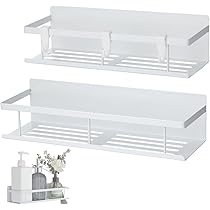 Amazon.co.jp: LANMU お風呂 マグネットラック 2個入り ホワイト