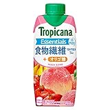 【2箱24本】キリン 　トロピカーナ エッセンシャルズ「食物繊維」キャップ付き330紙パック