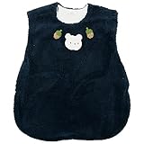 【秋冬物】(日本製) Pample Mousse(パンプルムース) ボアフリース裏天竺モチーフ付きスリーパー 80cm-90cmFREE/NB NO.DP-54104